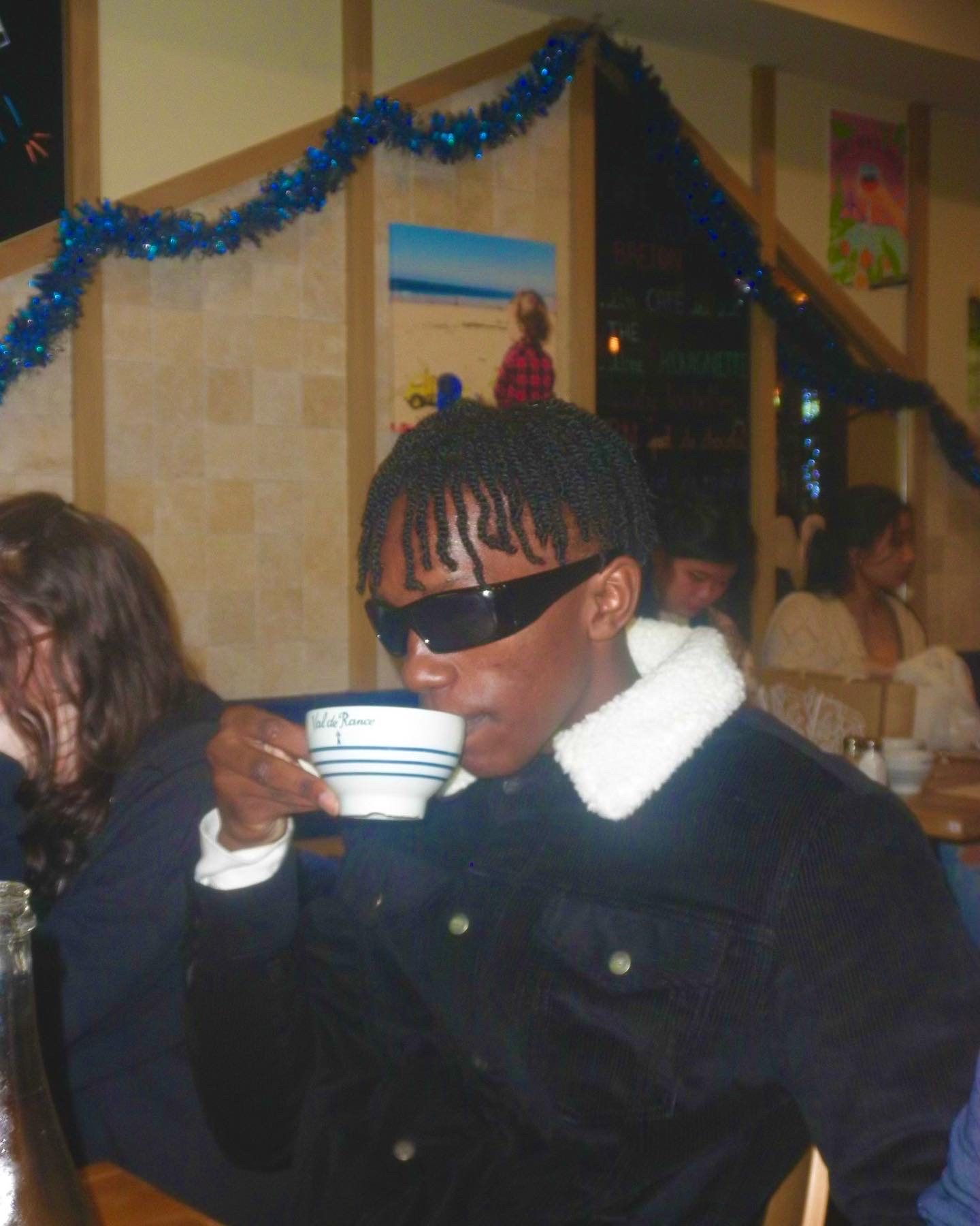 Brenden Vanderpool at a family dinner