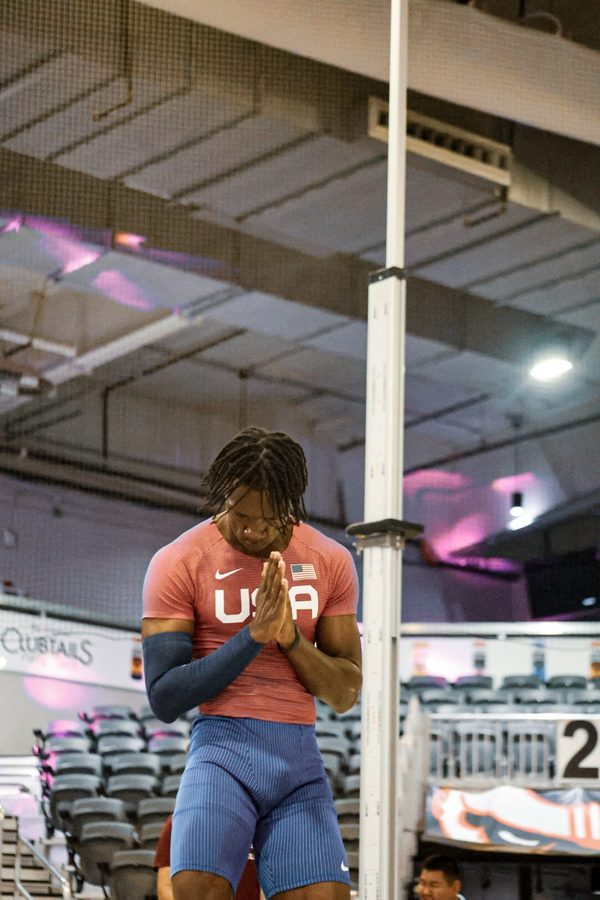 Brenden Vanderpool before a jump