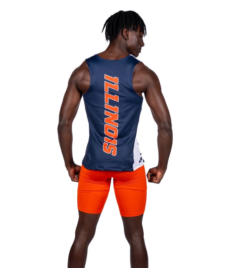 Brenden Vanderpool in the Illinois jersey, studio